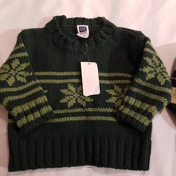 GAP baby 2 knit baby boy 3-6 months boys sweaters - Picture 2 of 8